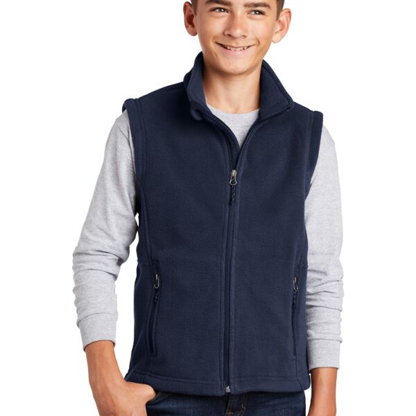 Youth Value Fleece Vest with name Thumbnail