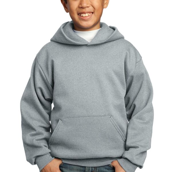 Youth Core Fleece Pullover Hooded Sweatshirt with name Thumbnail