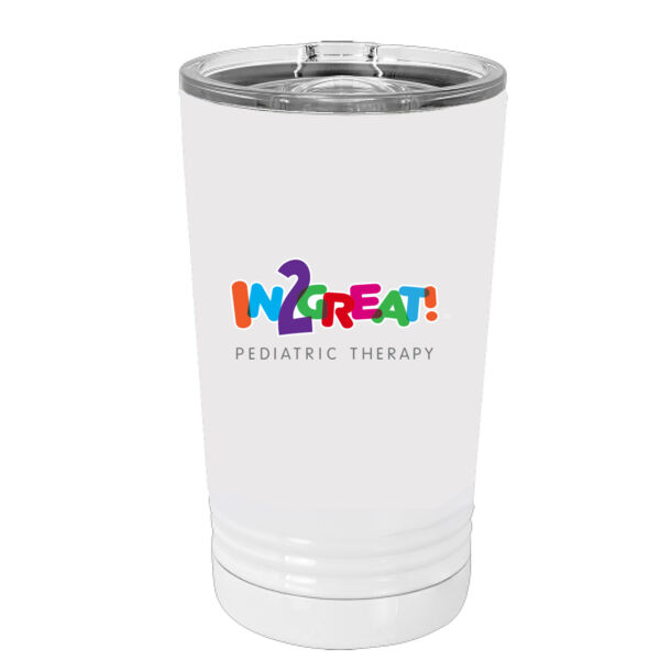 16 oz. Polar Camel Pint with Slider Lid Thumbnail