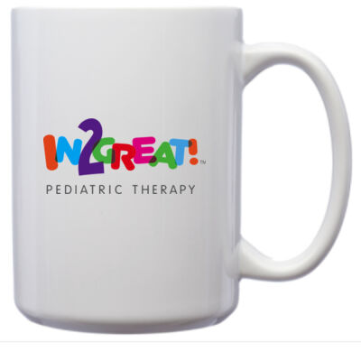 15 Oz White Ceramic Mug Thumbnail