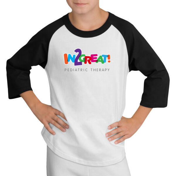 Youth Colorblock Raglan Jersey Full Front Thumbnail