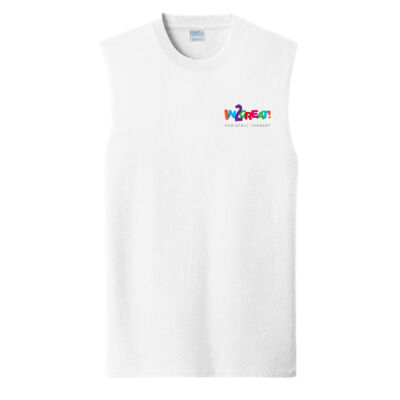 Unisex Cotton Sleeveless Tee Left Chest Logo Thumbnail