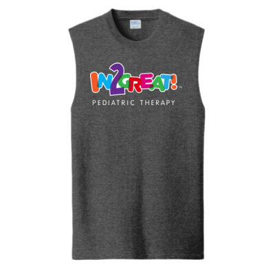 Unisex Cotton Sleeveless Tee Full Front Thumbnail