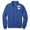 NuBlend ® 1/4 Zip Cadet Collar Sweatshirt Thumbnail