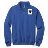 NuBlend ® 1/4 Zip Cadet Collar Sweatshirt Thumbnail