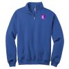 NuBlend ® 1/4 Zip Cadet Collar Sweatshirt Thumbnail