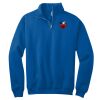 NuBlend ® 1/4 Zip Cadet Collar Sweatshirt Thumbnail
