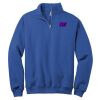 NuBlend ® 1/4 Zip Cadet Collar Sweatshirt Thumbnail