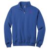 NuBlend ® 1/4 Zip Cadet Collar Sweatshirt Thumbnail