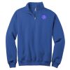 NuBlend ® 1/4 Zip Cadet Collar Sweatshirt Thumbnail