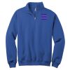 NuBlend ® 1/4 Zip Cadet Collar Sweatshirt Thumbnail