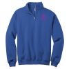 NuBlend ® 1/4 Zip Cadet Collar Sweatshirt Thumbnail