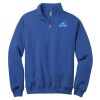 NuBlend ® 1/4 Zip Cadet Collar Sweatshirt Thumbnail