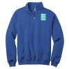 NuBlend ® 1/4 Zip Cadet Collar Sweatshirt Thumbnail
