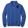 NuBlend ® 1/4 Zip Cadet Collar Sweatshirt Thumbnail