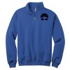 NuBlend ® 1/4 Zip Cadet Collar Sweatshirt Thumbnail