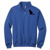 NuBlend ® 1/4 Zip Cadet Collar Sweatshirt Thumbnail