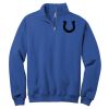 NuBlend ® 1/4 Zip Cadet Collar Sweatshirt Thumbnail