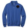 NuBlend ® 1/4 Zip Cadet Collar Sweatshirt Thumbnail