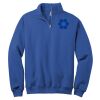 NuBlend ® 1/4 Zip Cadet Collar Sweatshirt Thumbnail