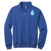 NuBlend ® 1/4 Zip Cadet Collar Sweatshirt Thumbnail