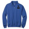NuBlend ® 1/4 Zip Cadet Collar Sweatshirt Thumbnail