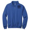 NuBlend ® 1/4 Zip Cadet Collar Sweatshirt Thumbnail