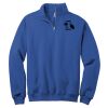 NuBlend ® 1/4 Zip Cadet Collar Sweatshirt Thumbnail