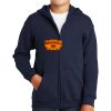 Youth Heavy Blend Full Zip Hooded Sweatshirt Thumbnail