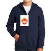 Youth Heavy Blend Full Zip Hooded Sweatshirt Thumbnail