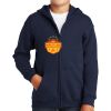Youth Heavy Blend Full Zip Hooded Sweatshirt Thumbnail