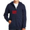 Youth Heavy Blend Full Zip Hooded Sweatshirt Thumbnail