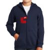 Youth Heavy Blend Full Zip Hooded Sweatshirt Thumbnail