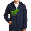 Youth Heavy Blend Full Zip Hooded Sweatshirt Thumbnail