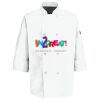 Eight Pearl Button Chef Coat with Thermometer Pocket Thumbnail