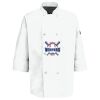 Eight Pearl Button Chef Coat with Thermometer Pocket Thumbnail