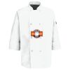 Eight Pearl Button Chef Coat with Thermometer Pocket Thumbnail