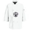 Button Chef Coat with Thermometer Pocket Thumbnail