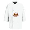 Eight Pearl Button Chef Coat with Thermometer Pocket Thumbnail