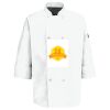 Eight Pearl Button Chef Coat with Thermometer Pocket Thumbnail