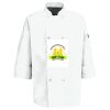 Eight Pearl Button Chef Coat with Thermometer Pocket Thumbnail
