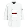 Eight Pearl Button Chef Coat with Thermometer Pocket Thumbnail