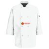 Eight Pearl Button Chef Coat with Thermometer Pocket Thumbnail