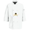 Eight Pearl Button Chef Coat with Thermometer Pocket Thumbnail
