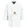 Eight Pearl Button Chef Coat with Thermometer Pocket Thumbnail
