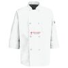 Eight Pearl Button Chef Coat with Thermometer Pocket Thumbnail