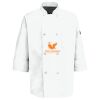 Eight Pearl Button Chef Coat with Thermometer Pocket Thumbnail