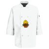 Eight Pearl Button Chef Coat with Thermometer Pocket Thumbnail