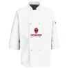 Eight Pearl Button Chef Coat with Thermometer Pocket Thumbnail