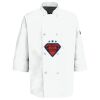 Eight Pearl Button Chef Coat with Thermometer Pocket Thumbnail
